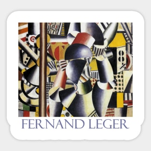 Acrobats in the Circus (1918) by Fernand Leger Sticker